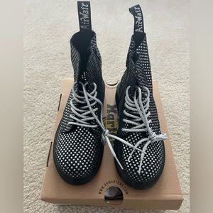 Dr. Martens 1460 Pascal Black with Silver Stars Junior brand new size US 2